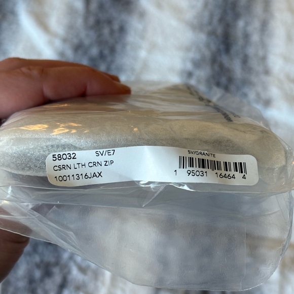 Coach Gray Pebbled Leather Wallet - Picture 3 of 3